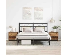 Šalia lovos spintelė 2 pcs Senas medis 45 x 34 x 44,5 cm