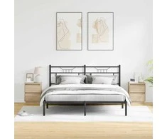 Šalia lovos spintelė 2 pcs Sonoma ąžuolas 39 x 34,5 x 50 cm