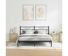 Šalia lovos spintelė 2 pcs Sonoma ąžuolas 44 x 34,5 x 45 cm