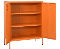 Sandėliavimo spintelė, oranžinė, 80x35x101,5cm, plienas