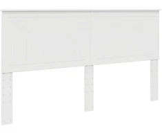 Saugos lova su galvūgalio Balta 180 x 200 cm Apdirbta mediena