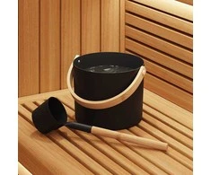 Saunos Priedų Rinkinys 2 pcs Juoda