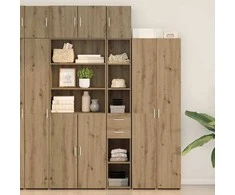 Oppbevaringsskap 2 pcs Amatininkų ąžuolas 30 x 42,5 x 225 cm