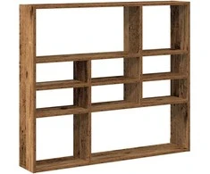 Sieninė lentyna Old Wood 90x16x78 cm Inžinierinė mediena