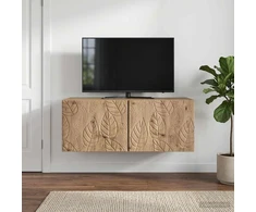 TV staliukas Sieninė TV spintelė 59,5 x 31 cm Artisano ąžuolo