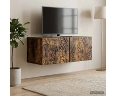 TV staliukas Sieninė TV spintelė 59,5 x 31 cm Dūminio ąžuolo