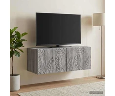 TV staliukas Sieninė TV spintelė 59,5 x 31 cm Pilka Sonoma Apdirbta mediena