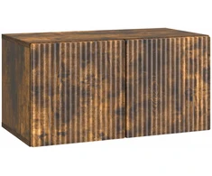 TV staliukas Sieninė TV spintelė 59,5 x 31 x 30 cm Dūminio ąžuolo