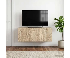 TV staliukas Sieninė TV spintelė 59,5 x 41 x 30 cm Sonoma ąžuolas