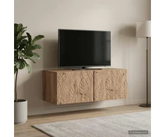 TV staliukas Sieninė TV spintelė 78,5 x 31 cm Artisano ąžuolo