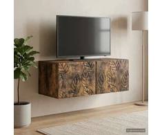 TV staliukas Sieninė TV spintelė 78,5 x 31 cm Dūminio ąžuolo