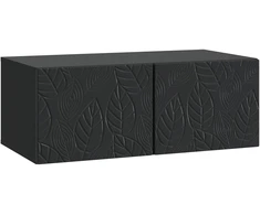 TV staliukas Sieninė TV spintelė 78,5 x 31 cm Juoda Apdirbta mediena