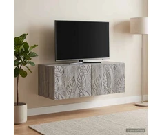 TV staliukas Sieninė TV spintelė 78,5 x 31 cm Pilka Sonoma Apdirbta mediena