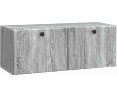 TV staliukas Sieninė TV spintelė 78,5 x 31 x 30 cm Pilka Sonoma