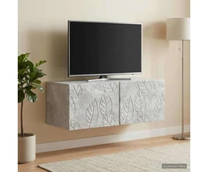 TV staliukas Sieninė TV spintelė 78,5 x 41 x 30 cm Betono pilka
