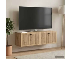 TV staliukas Sieninė TV spintelė 98 x 31 x 30 cm Artisano ąžuolo