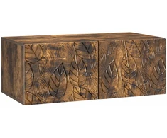 TV staliukas Sieninė TV spintelė 98 x 41 x 30 cm Dūminio ąžuolo