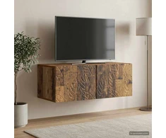 TV staliukas Sieninė TV spintelė 98 x 41 x 30 cm Sendintos medienos