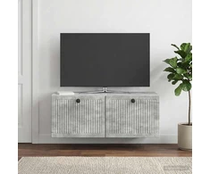 TV staliukas Sieninė TV spintelė Betono pilka 78,5 x 31 x 30 cm