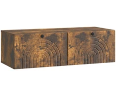 TV staliukas Sieninė TV spintelė Dūminio ąžuolo 99 x 41 x 30 cm