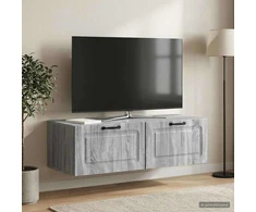 TV staliukas Sieninė TV spintelė Pilka sonoma ąžuolo 98 x 41 x 30 cm