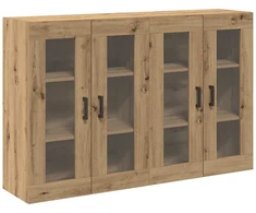 Sieniniai baldai 2 pcs Amatininkų ąžuolas 69,5 x 34 x 90 cm