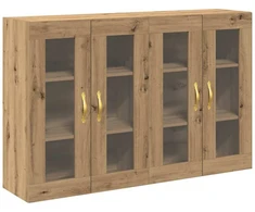 Sieniniai baldai 2 pcs Amatininkų ąžuolas 69,5 x 34 x 90 cm