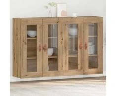 Sieniniai baldai 2 pcs Amatininkų ąžuolas 69,5 x 34 x 90 cm