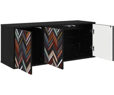 TV staliukas Sieninis televizoriaus stovas OMMEN 102 x 33 x 40 cm