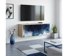 TV staliukas Sieninis televizoriaus stovas RAALTE 102 x 33 x 40 cm