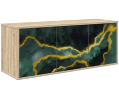 TV staliukas Sieninis televizoriaus stovas WIJHE 102 x 33 x 40 cm