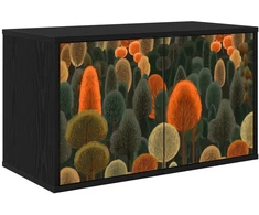TV staliukas Sieninis televizoriaus stovas ZAANDAM 69 x 33 x 40 cm