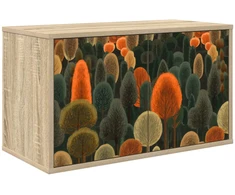 TV staliukas Sieninis televizoriaus stovas ZAANDAM 69 x 33 x 40 cm