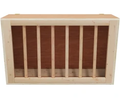 Šieno laikiklis triušiams, 37x18,5x23cm, eglės masyvas