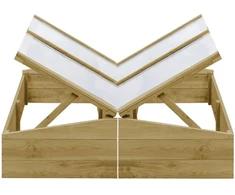 Šiltnamiai, 2vnt., 100x50x35cm, impregnuota pušies mediena