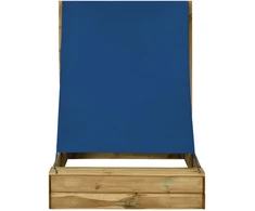 Smėlio dėžė su stogu, 160x100x133cm, impregnuota pušies mediena