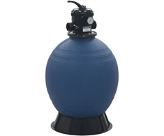 Smėlio filtras baseinui su 6 pozicijų vožtuvu, mėlynas, 560mm