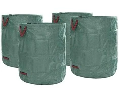 Sodo atliekų maišai 4 pcs Žalia 79 x 79 x 99,5 cm