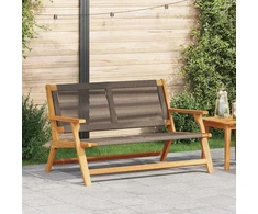 Sodo baldai Pilka 122 x 76 x 73 cm Kietos akacijos mediena