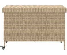 Sodo daiktadėžė su ratukais, smėlio mišinys, 110x55x73cm