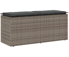 Lauko baldų komplektas Sodo kavos staliukas, antracito spalvos, 110x55x35cm, plienas