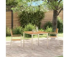 Sodo Kėdė 2 pcs Ruda 56 x 54,5 x 87 cm Kietos akacijos mediena