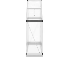 Sodo Kėdė su pagalve 2 pcs Balta 53 x 49 x 85 cm Polipropilenas