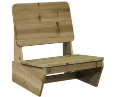 sodo kėdės 2 vnt 60x64x70,5 cm impregnuotos medienos pušis