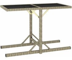 Sodo baldai 2 pcs Pilka 67 x 78 x 73 cm Kietos akacijos mediena