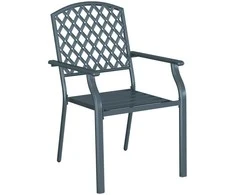 Sodo Kėdė 4 pcs Antracitas 56 x 65 x 89 cm Plienas