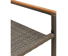 Sodo krėslai, kurie vienas ant kito sukraunami 2 pcs
