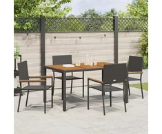 Sodo krėslai, kurie vienas ant kito sukraunami 4 pcs