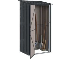 Sodo pašiūrės Antracitas 103 x 86 x 200 cm Metalas