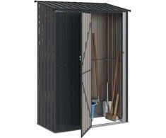 Sodo pašiūrės Antracitas 140,5 x 74 x 200 cm Metalas